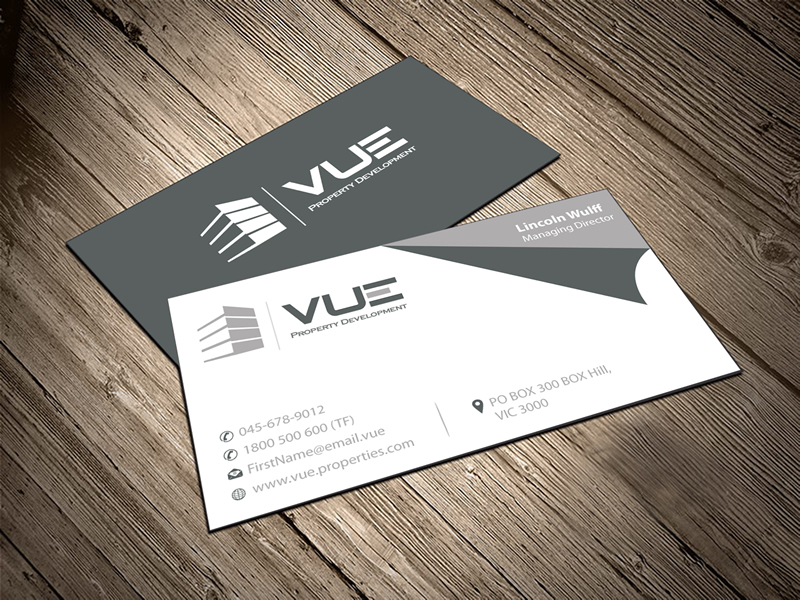 Business Card Design by Sbss for Vue Properties | Design #4982482