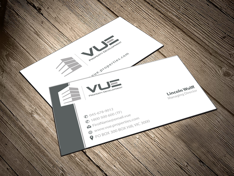 Business Card Design by Sbss for Vue Properties | Design #4982483