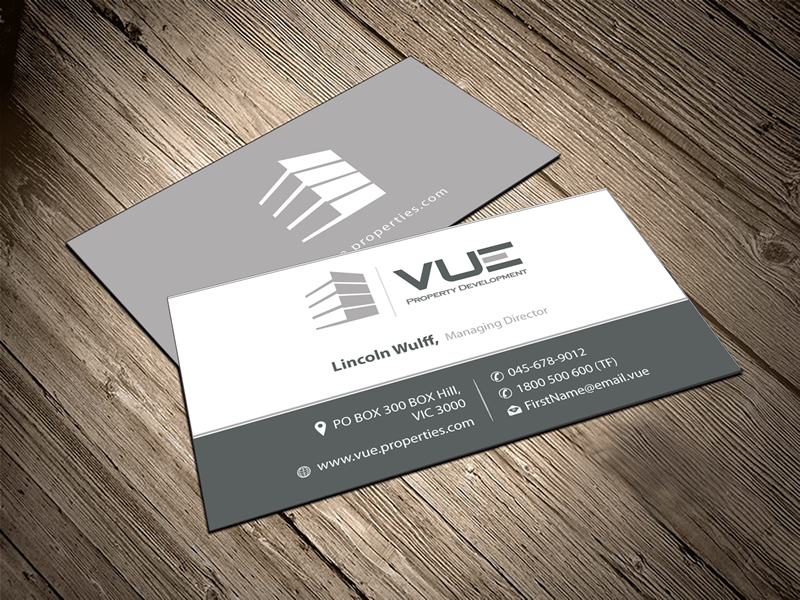 Business Card Design by Sbss for Vue Properties | Design #4982491