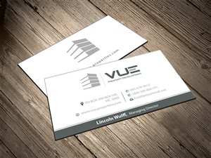 Business Card Design by Sbss for Vue Properties | Design: #4982496
