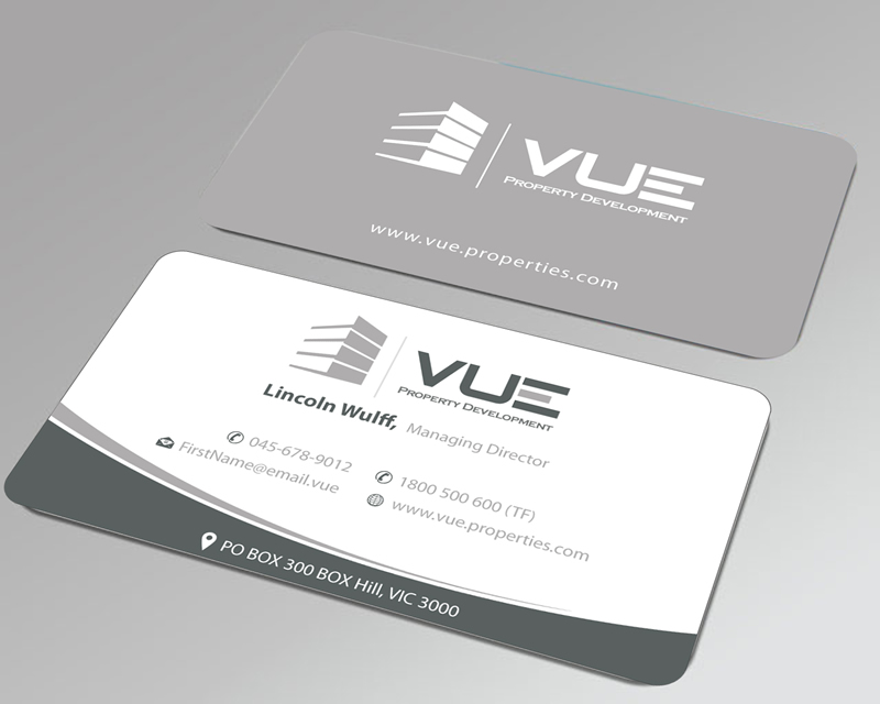 Business Card Design by Sbss for Vue Properties | Design #4982502