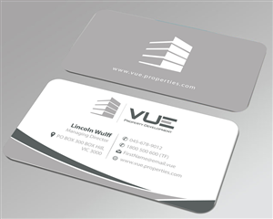 Business Card Design by Sbss for Vue Properties | Design: #4982504