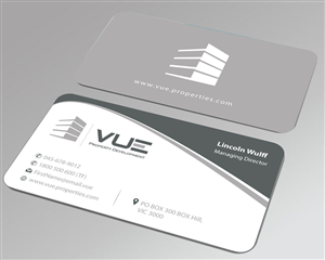 Business Card Design by Sbss for Vue Properties | Design: #4982505