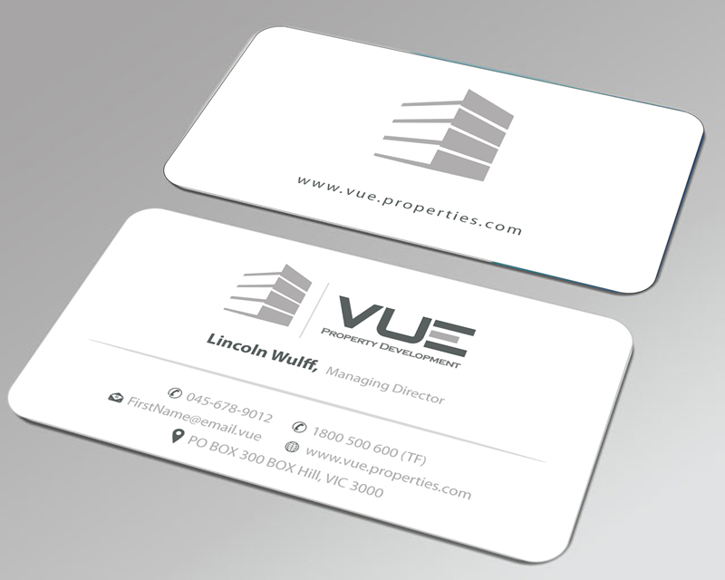 Business Card Design by Sbss for Vue Properties | Design #4982507