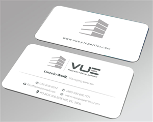 Business Card Design by Sbss for Vue Properties | Design: #4982507