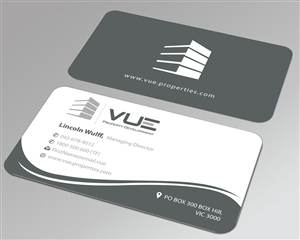 Business Card Design by Sbss for Vue Properties | Design: #4982512