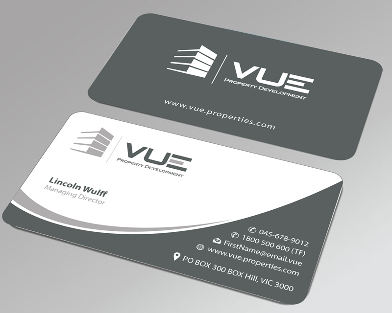 Business Card Design by Sbss for Vue Properties | Design #4982514