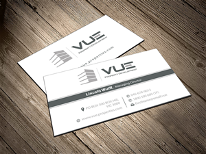 Business Card Design by Sbss for Vue Properties | Design: #4982521