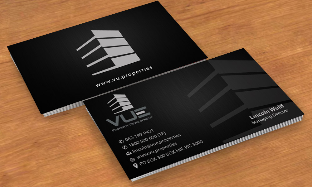 Business Card Design by Sbss for Vue Properties | Design #4994868
