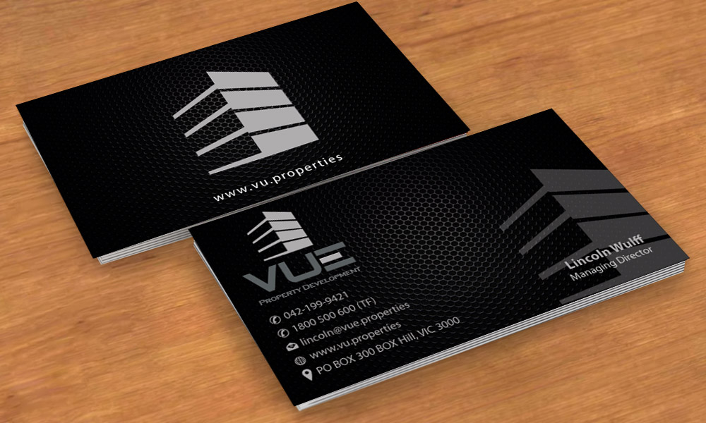 Business Card Design by Sbss for Vue Properties | Design #4994872