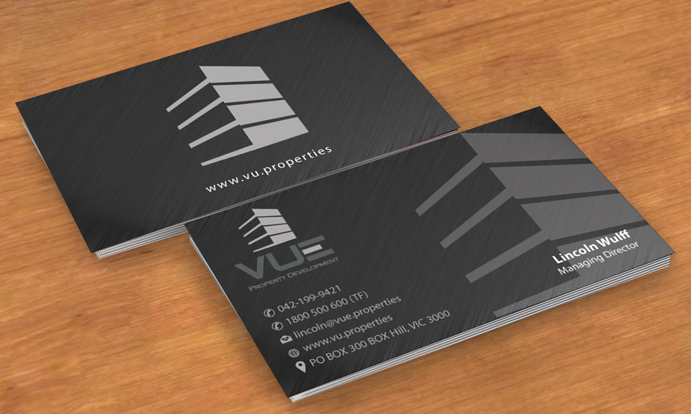 Business Card Design by Sbss for Vue Properties | Design #4994876