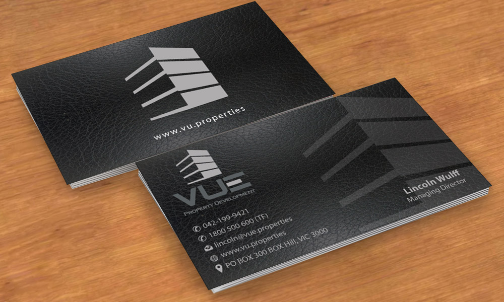 Business Card Design by Sbss for Vue Properties | Design #5004308