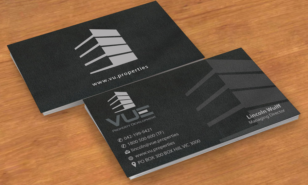 Business Card Design by Sbss for Vue Properties | Design #5004313