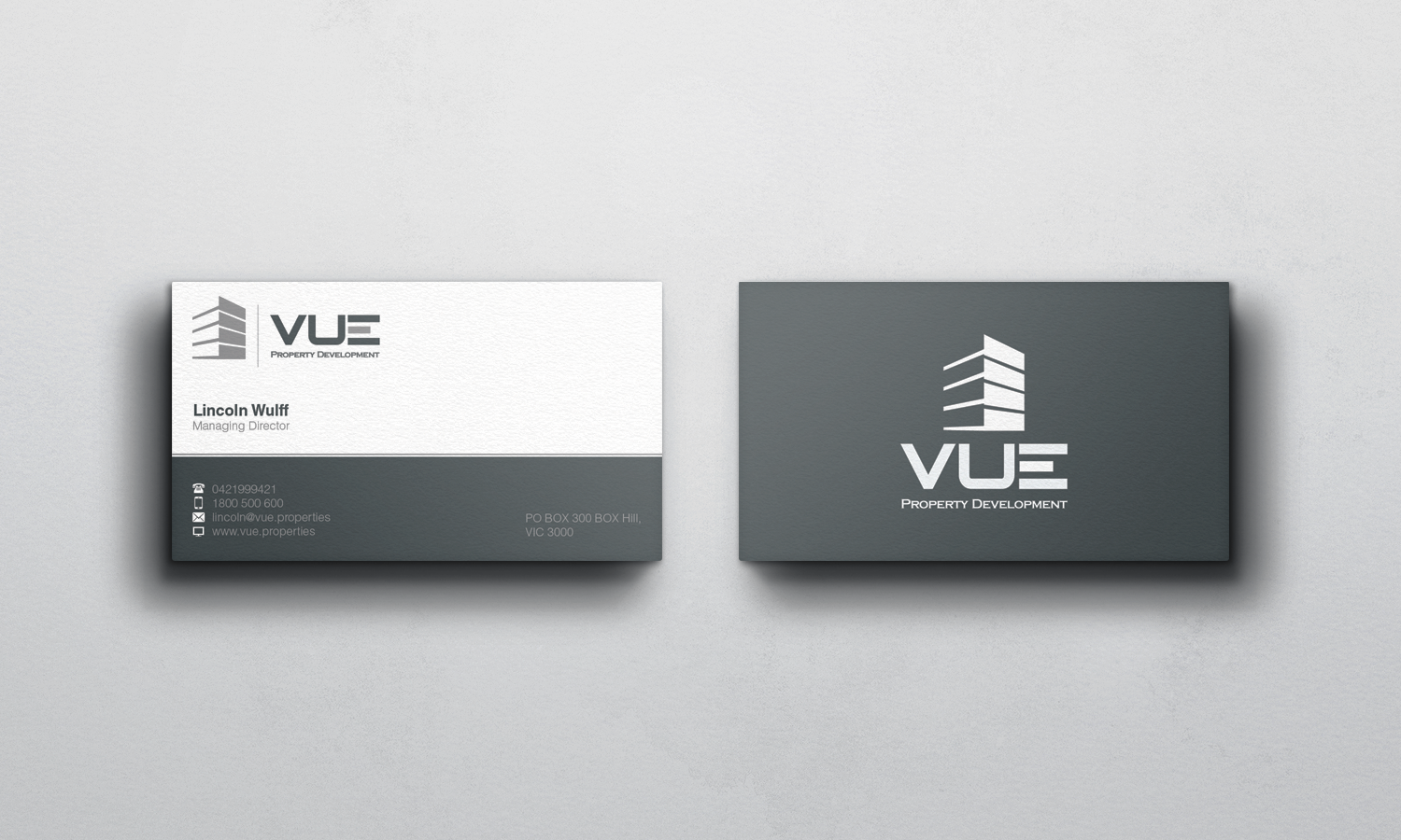 Business Card Design by WebixBD for Vue Properties | Design #4982573