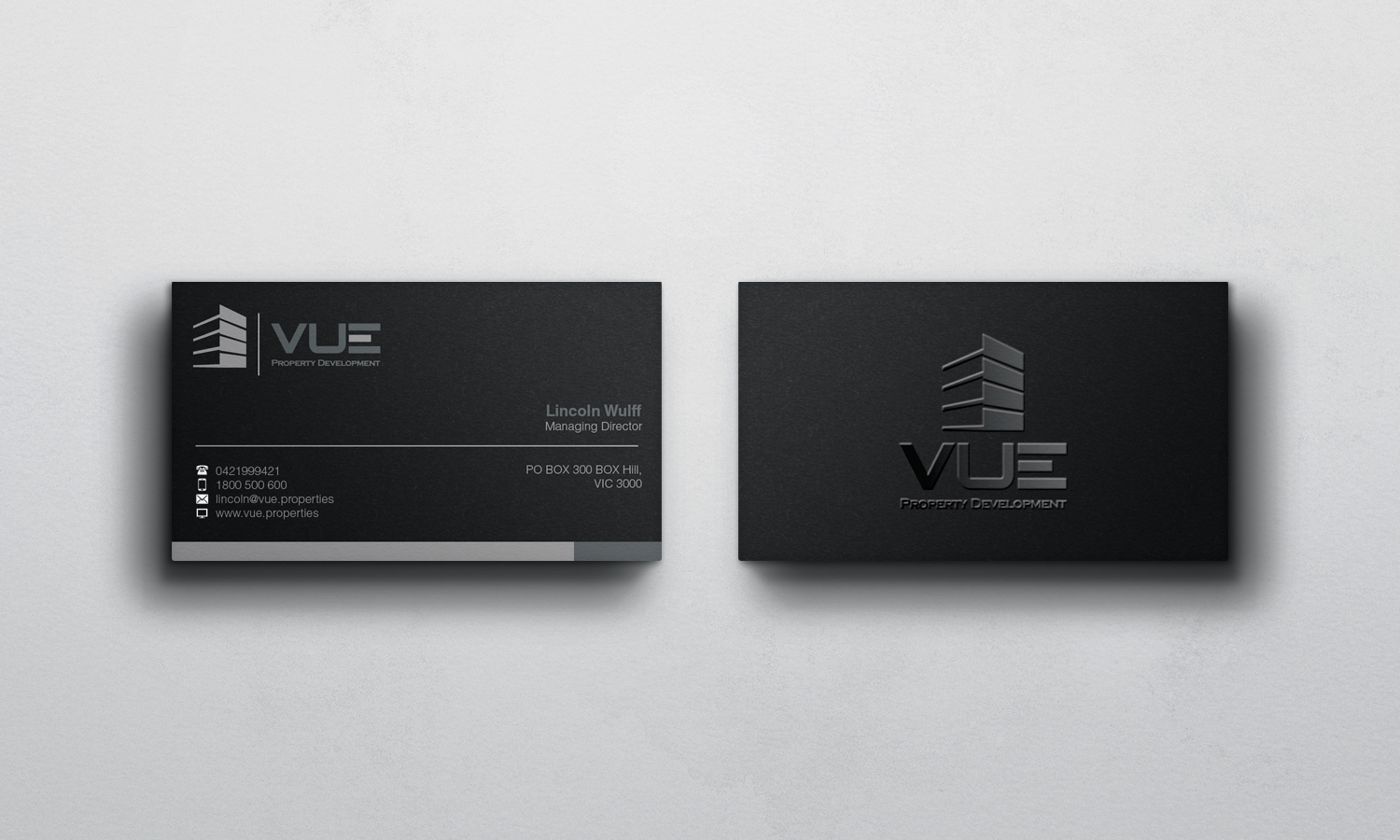 Business Card Design by WebixBD for Vue Properties | Design #4982606