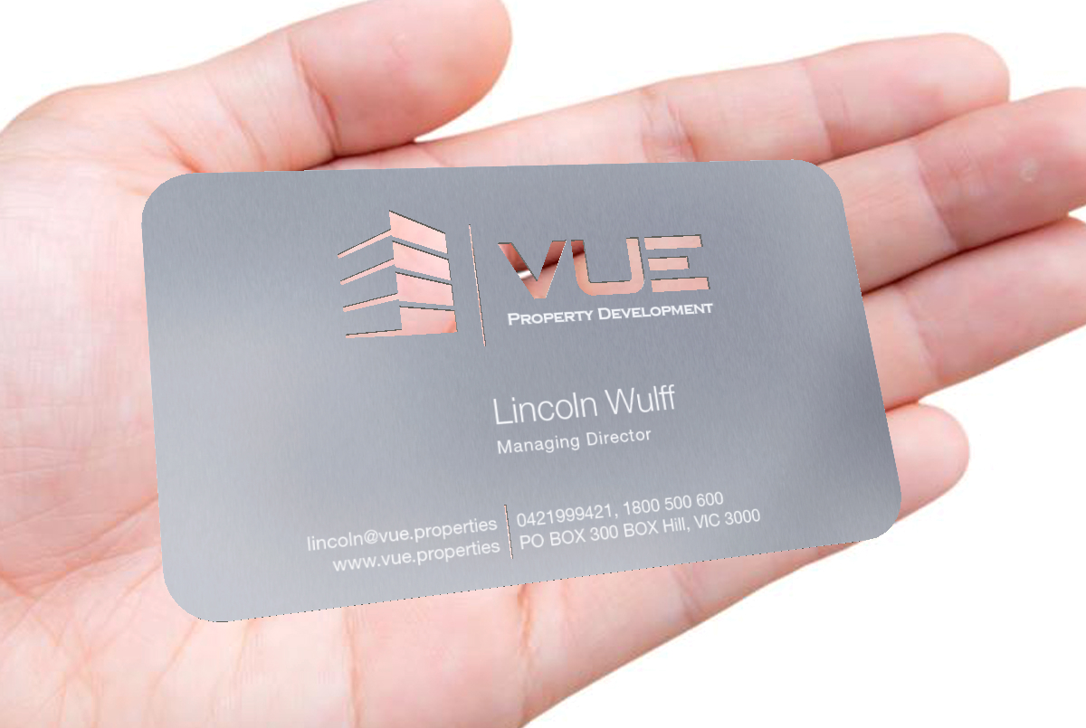 Business Card Design by dotnot for Vue Properties | Design #4988537