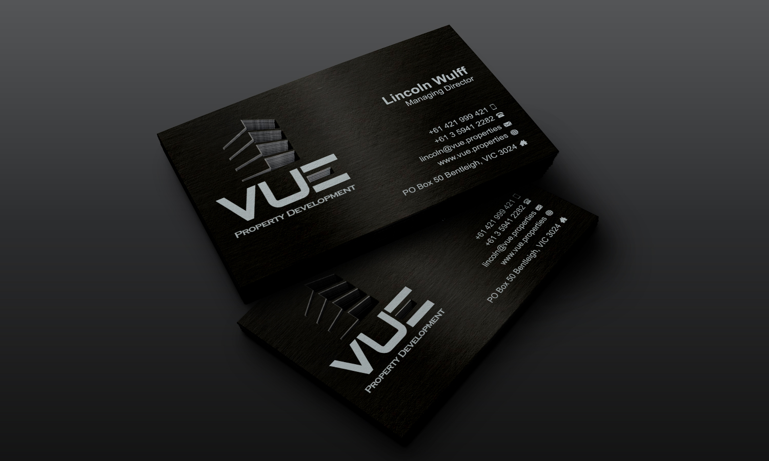 Business Card Design by Stylez Designz for Vue Properties | Design #5007049