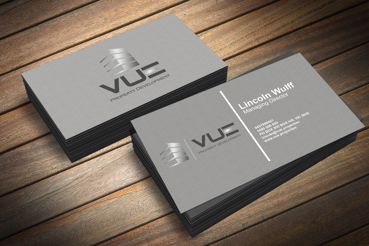 Business Card Design by DCMadrid for Vue Properties | Design #4981819