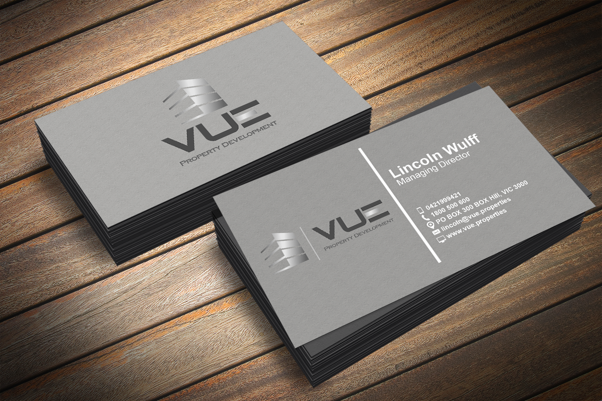 Business Card Design by DCMadrid for Vue Properties | Design #4984675