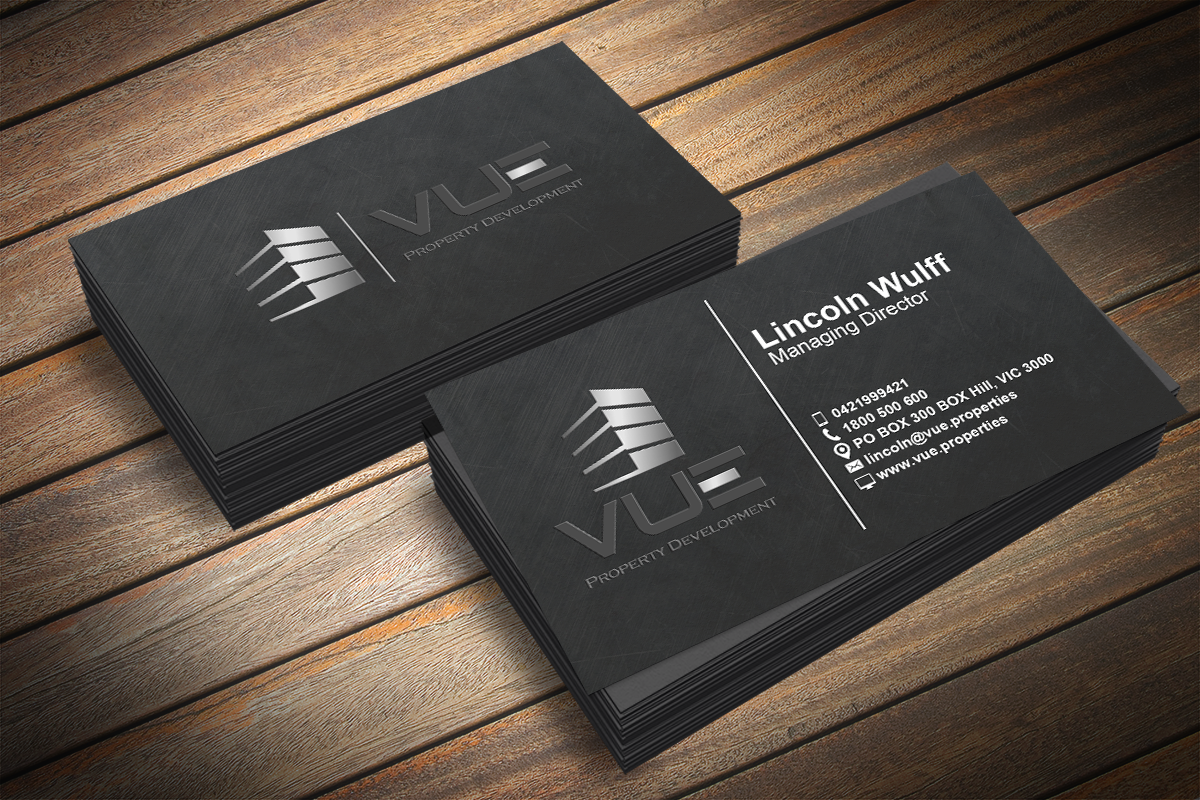 Business Card Design by DCMadrid for Vue Properties | Design #4989201