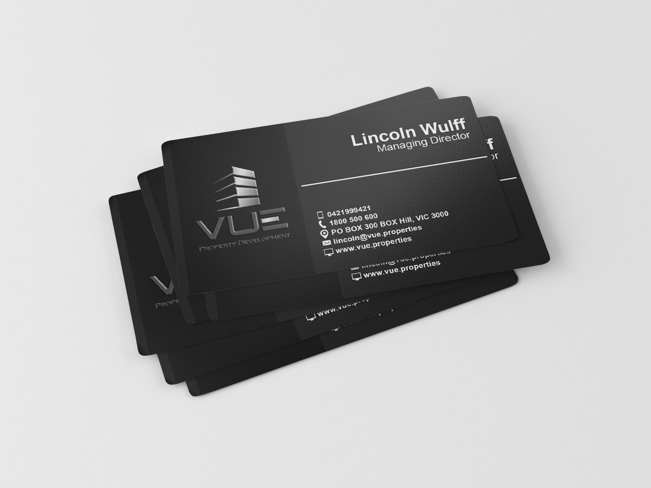 Business Card Design by DCMadrid for Vue Properties | Design #4989303