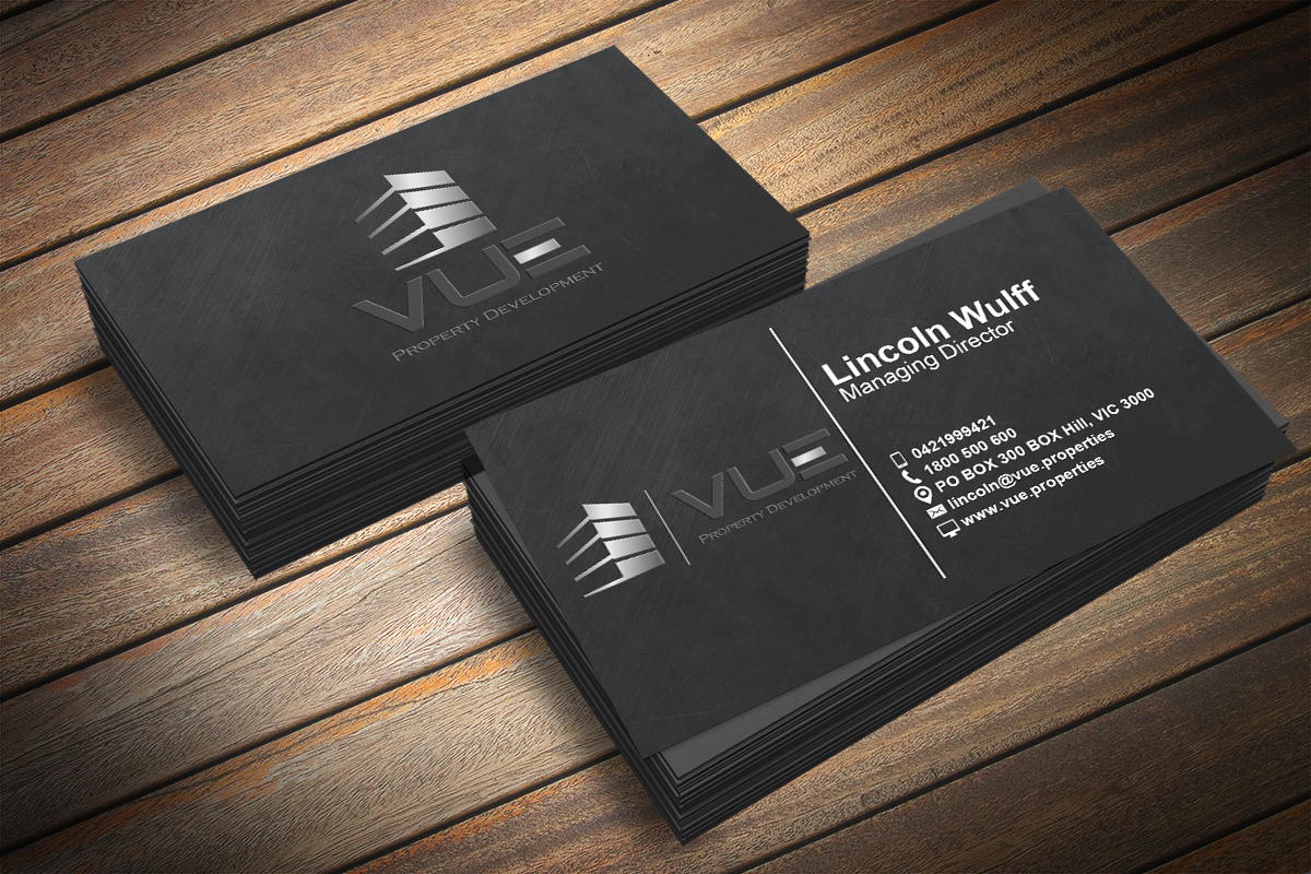 Business Card Design by DCMadrid for Vue Properties | Design #4992335