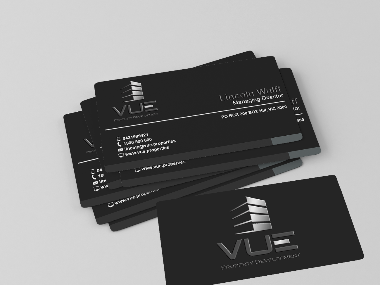 Business Card Design by DCMadrid for Vue Properties | Design #4992565