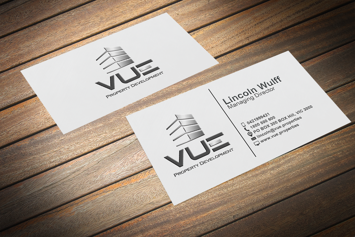 Business Card Design by DCMadrid for Vue Properties | Design #4992768