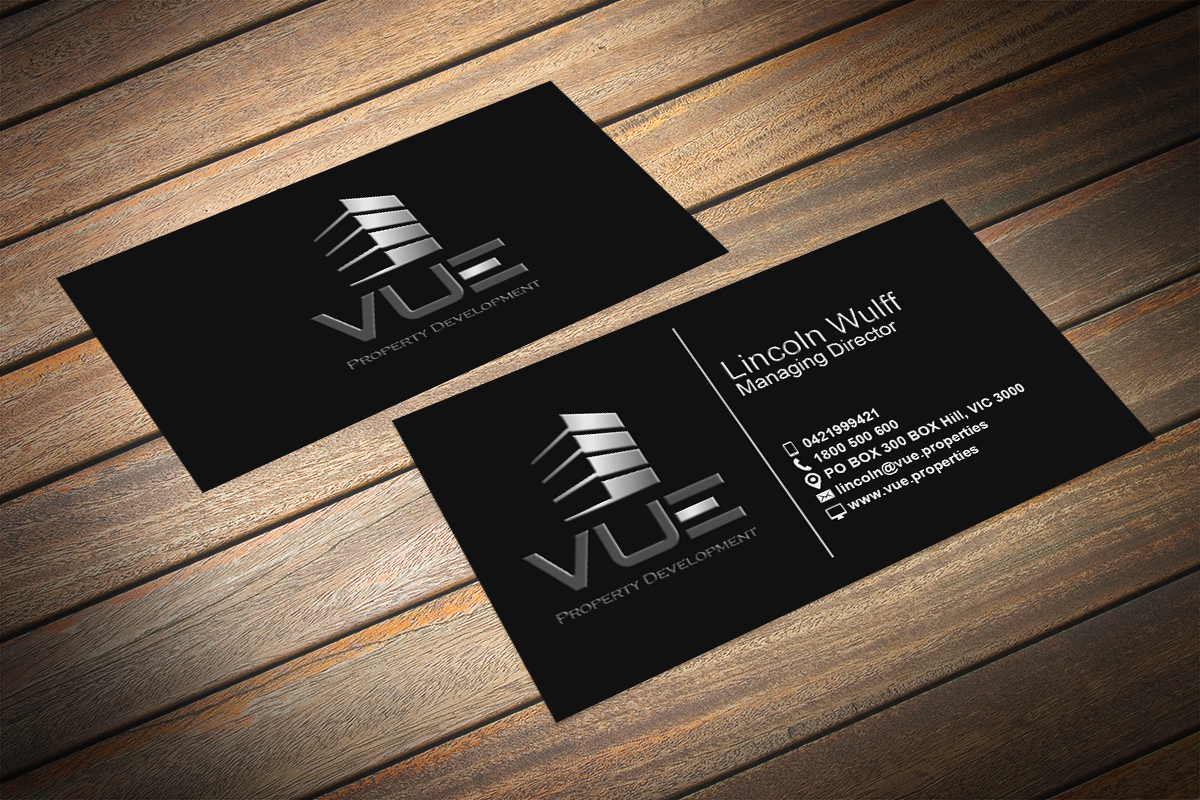 Business Card Design by DCMadrid for Vue Properties | Design #4996764