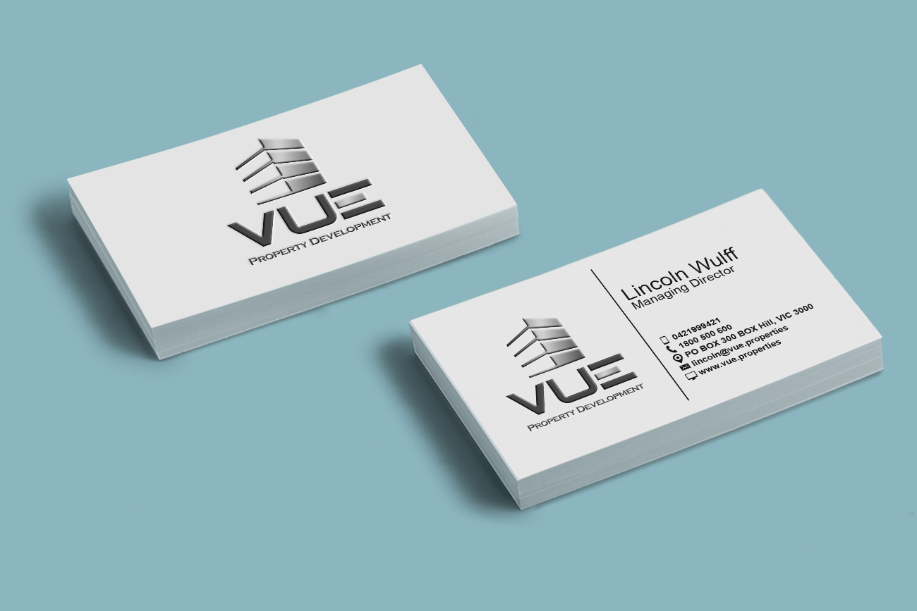 Business Card Design by DCMadrid for Vue Properties | Design #4996792