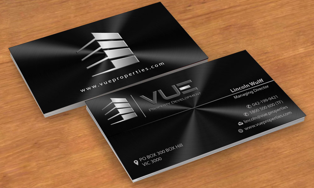 Business Card Design by Infinitive Technology for Vue Properties | Design #4993139