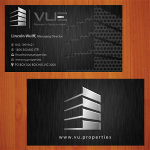 Business Card Design by Infinitive Technology for Vue Properties | Design: #4993919
