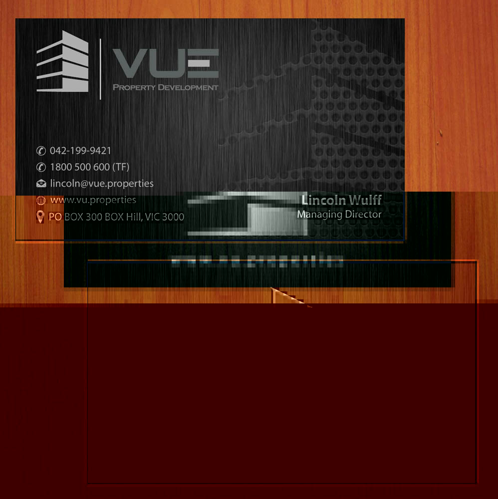 Business Card Design by Infinitive Technology for Vue Properties | Design #4993966
