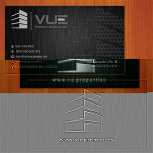 Business Card Design by Infinitive Technology for Vue Properties | Design: #4993966