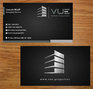Business Card Design by Infinitive Technology for Vue Properties | Design: #4999178