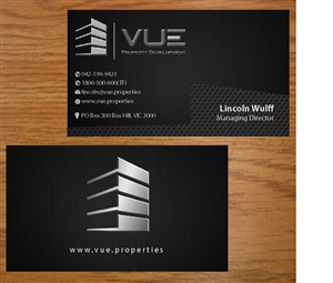 Business Card Design by Infinitive Technology for Vue Properties | Design: #4999220