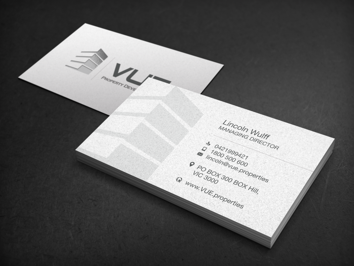 Business Card Design by HYPdesign for Vue Properties | Design #4987599