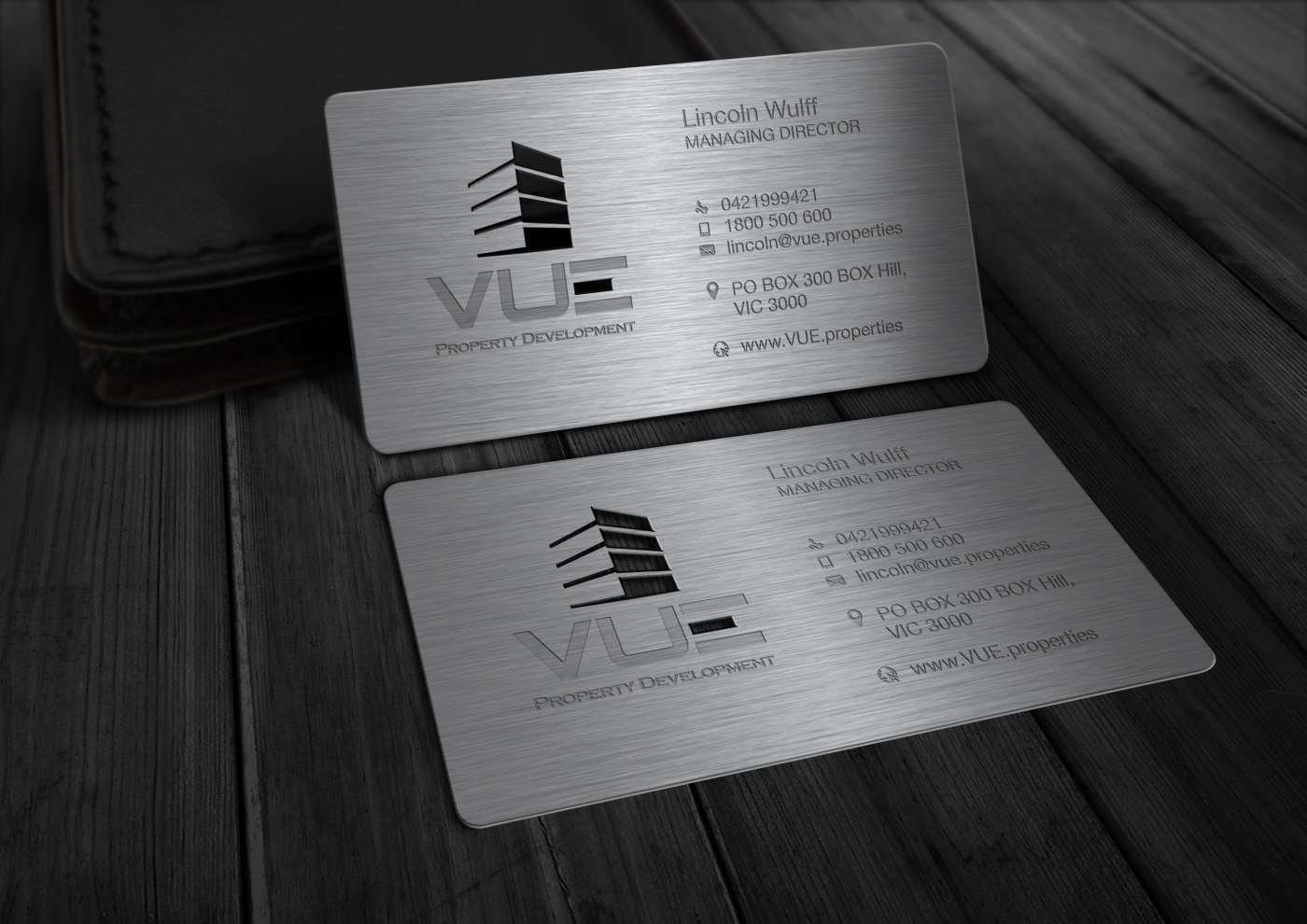 Business Card Design by HYPdesign for Vue Properties | Design #5000042
