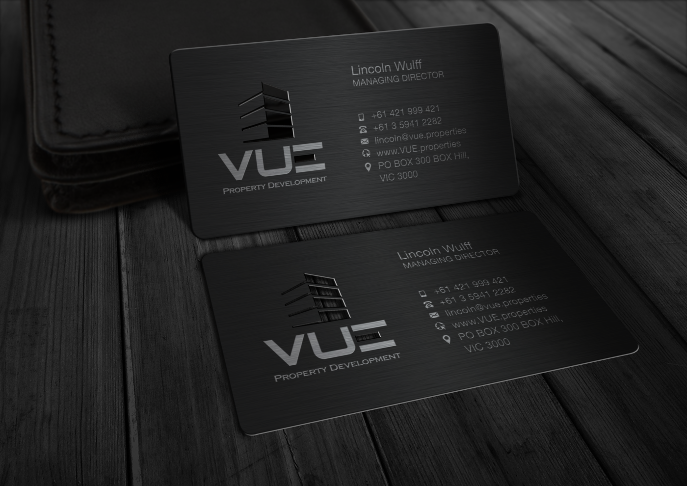 Business Card Design by HYPdesign for Vue Properties | Design #5004006