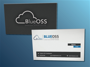 BlueOSS Business Cards | Visitenkarten-Design von hirundo.design