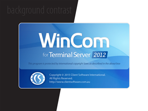 WinCom for Terminal Server 2012 | Graphic Design by Ayzeek