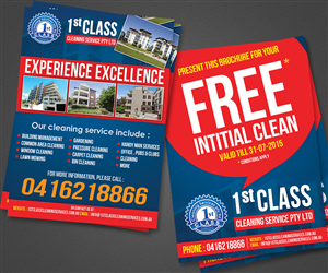 1st class cleaning services strata flyer 