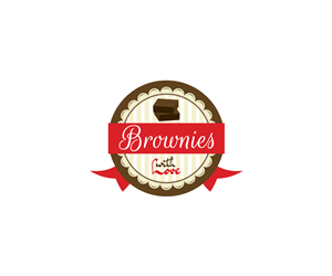 Brownies with Love | Logo Design by Dzains