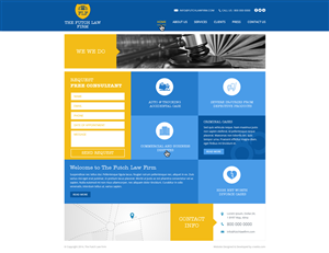 Web Design par Hashim Creetto pour The Futch Law Firm | Design #5005339