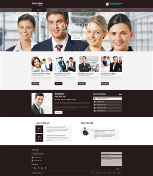 Web Design by ThemeDesk Technology for The Futch Law Firm | Design: #5008411