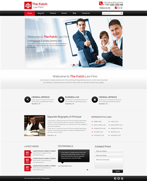 Web Page for The Futch Law Firm | Web Design par ThemeDesk Technology
