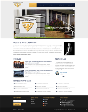 Web Design by pb for The Futch Law Firm | Design: #4993255