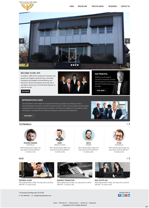 Web Design by pb for The Futch Law Firm | Design: #4993284