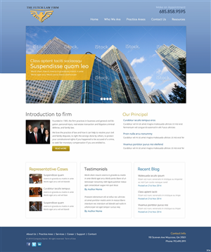 Web Design by pb for The Futch Law Firm | Design: #4993290