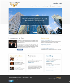 Web Design by pb for The Futch Law Firm | Design: #4993293
